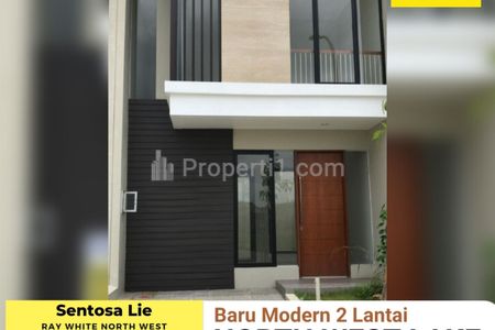 Dijual Murah Rp. 850 Juta Rumah Baru North West Lake Citraland Surabaya - Modern 2 Lantai - HGB