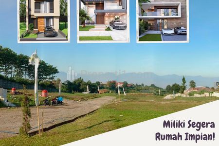 Jual Termurah Rumah 2 Lantai SHM View Kota dan Pegunungan di Kawasan Wisata Bandung Barat