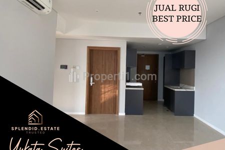 Dijual RUGI Apartemen Yukata Suites Luas 92 sqm, 2 Bedroom Semi Furnished Best Price 