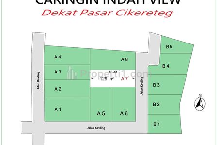 Dijual 10 Menit Pasar Caringin Bogor Tanah Murah - Promo Hanya 1 Jt-an/m2