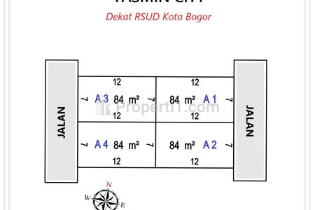 Dijual Kavling Yasmin Legalitas SHM, 10 Menit RSUD Kota Bogor