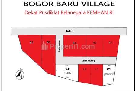 Jual Tanah Langsung Akad AJB 1 Jt-an Kavling Rumpin, Bogor