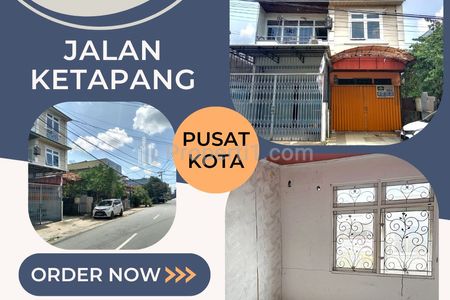 Dijual/Disewakan Ruko di Jalan Ketapang Kota Pontianak