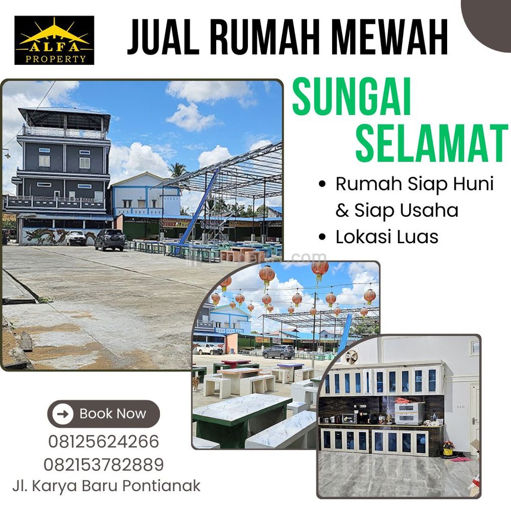 Dijual Ruang Usaha di Jalan Sungai Selamat Kota Pontianak
