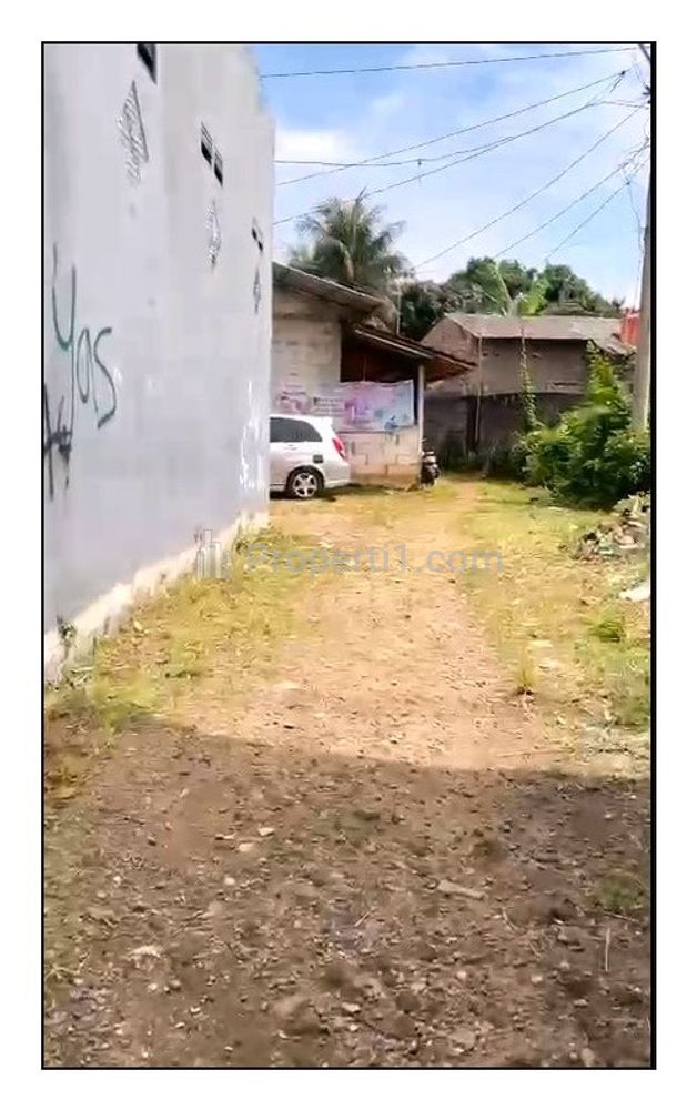Dijual Tanah Murah Strategis Luas 80m2 Dekat Stasiun Bojonggede, Siap Bangun - Sukahati, Cibinong, Bogor