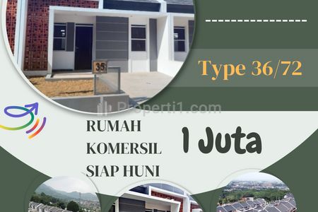 Dipasarkan Rumah Komersil Siap Huni Tanpa DP di Pusat Kota Cicalengka Bandung