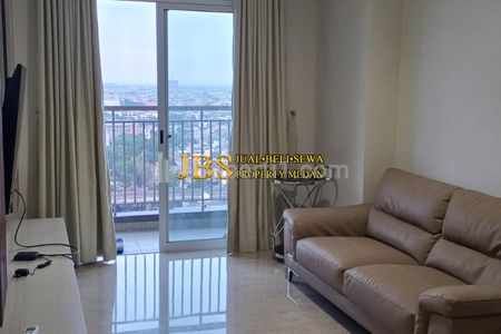 Jual Apartemen Hook 2BR Fully Furnished Podomoro City Deli Medan Tower Lexington