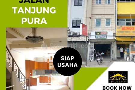 Disewakan Ruko di Jalan Tanjung Pura Kota Pontianak