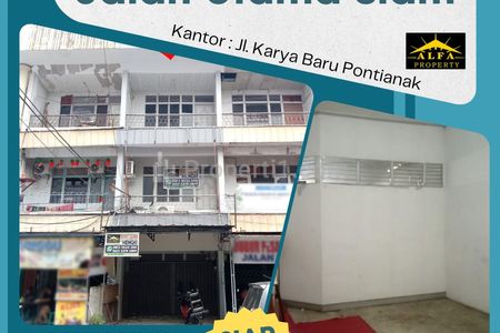 Dijual/Disewakan Ruko di Jalan Siam Kota Pontianak