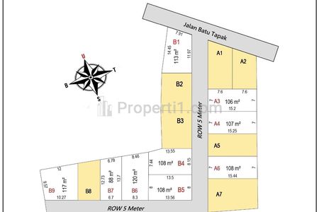 Dijual Tanah Murah 5 km Terminal Parung, Promo Hanya 1 Jt-an/m2 - Bogor