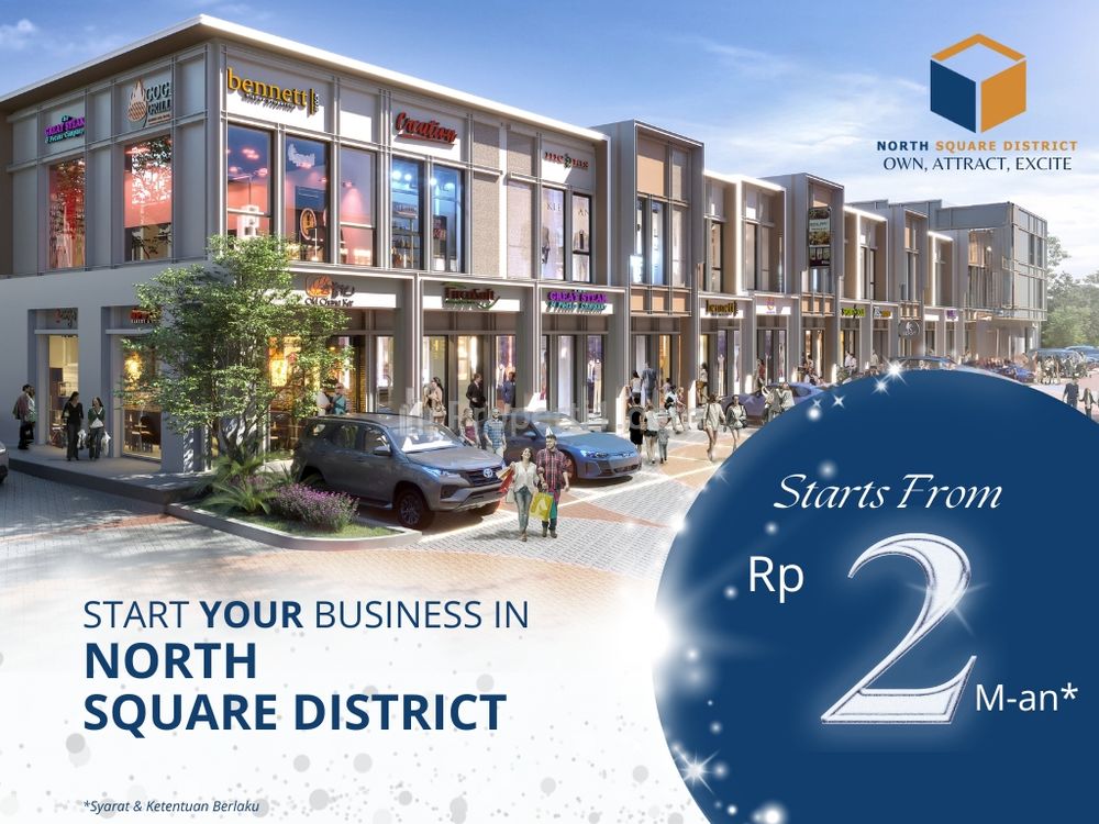 Dijual Ruko Baru Depan Mall Lokasi Premium di Kota Wisata Cibubur