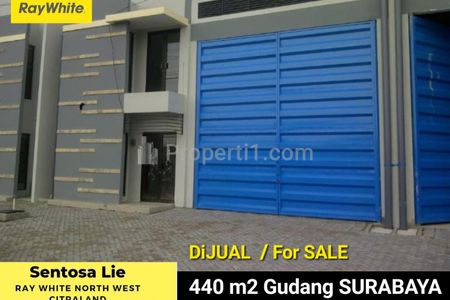 Dijual 440 m2 Gudang Surabaya di Fortune Romokalisari, Benowo, Surabaya - Plus Ruang Kantor 2 Lantai