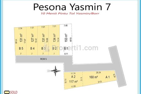 Dijual Tanah Murah di Bogor, 5 Menit ke Transmart Yasmin Promo Sisa 1 Unit