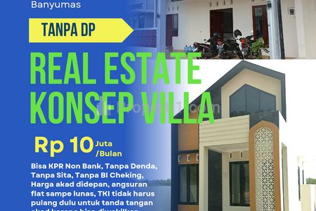 Dijual Rumah Konsep Villa di Banyumas View Pegunungan Purwokerto