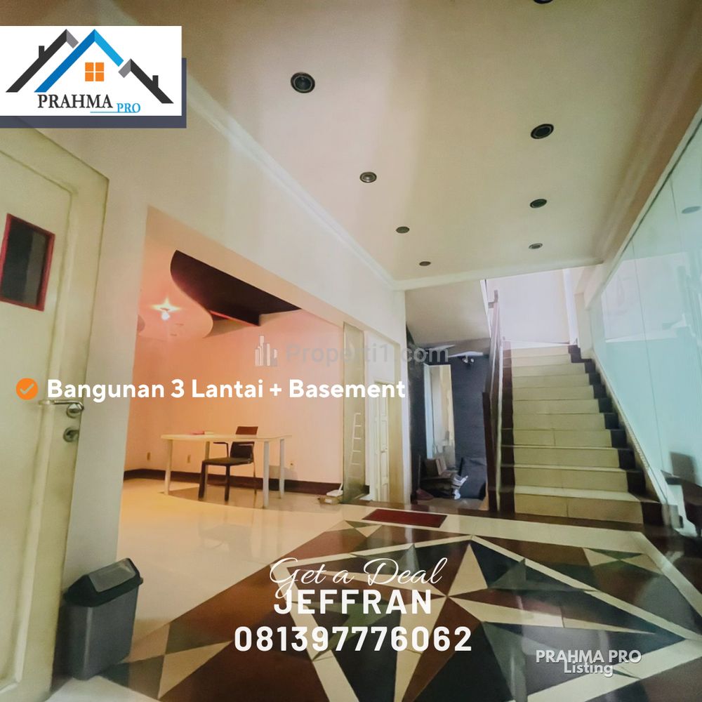 Dijual Kantor 3 Lantai + Basement di Jl. Gatot Subroto Ex Komp. Timah, Dekat dengan Prasaran Public Transport Jakarta