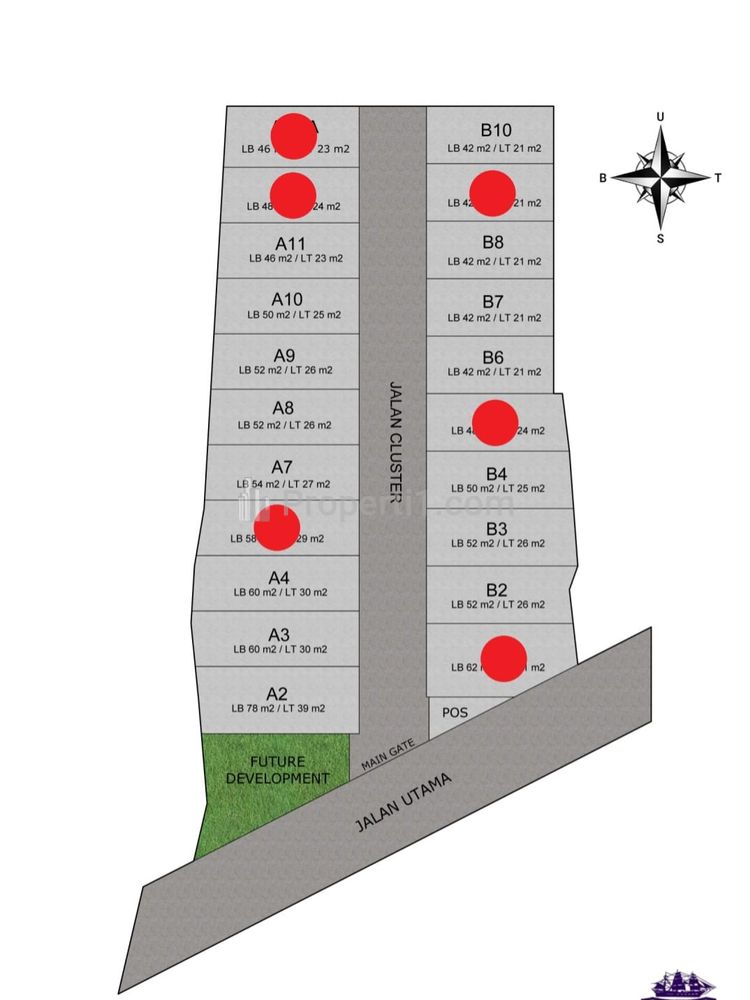 Jual Rumah Baru Murah Cluster, Akses Mobil, Senen, Dekat Kramat Raya, Jakarta Pusat