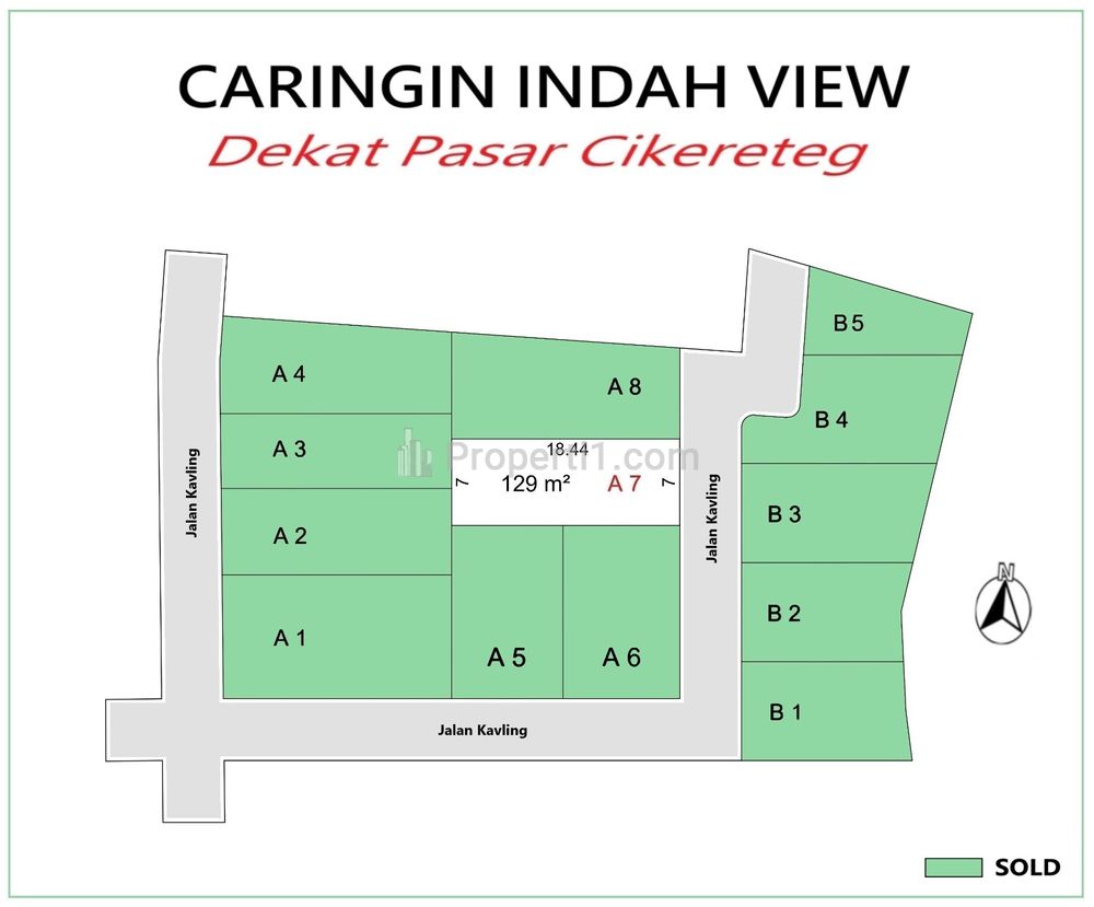 Jual Tanah Murah di Caringin 15 Menit ke Universitas Djuanda Bogor