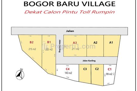 Jual Tanah Murah di Rumpin Bogor, 5 Menit ke Pusdiklat Kemhan RI