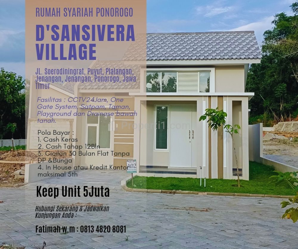 Jual Rumah Minimalis di Kota Ponorogo