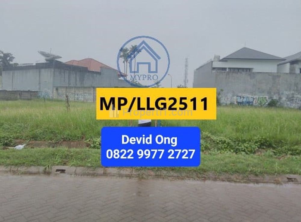 Dijual Tanah Kavling MURAH di Taman Kebon Jeruk Intercon, Jakarta Barat