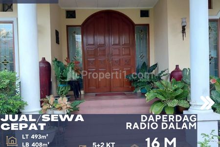 Dijual/Sewakan Rumah Mewah Letak Sangat Strategis di Jakarta Selatan