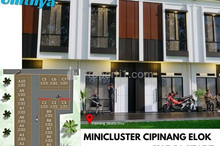 Dijual Rumah Inden Minimalis Cluster di Cipinang Elok Jakarta Timur