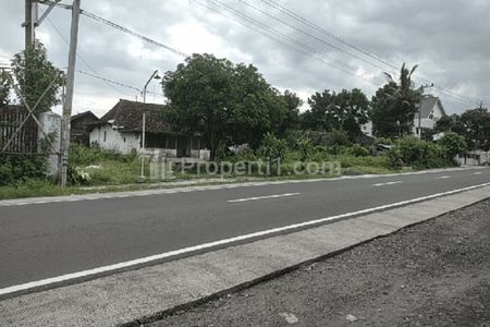 Dijual Tanah Murah Strategis Pinggir Jalan Raya Purwomartani Sleman Yogyakarta