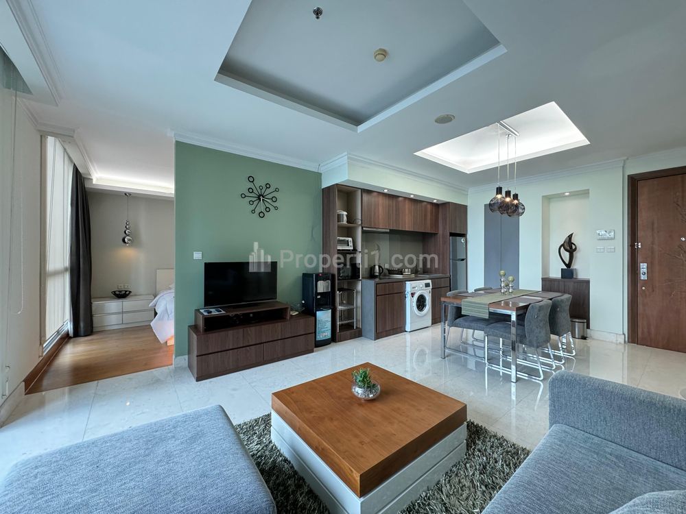 Dijual Apartemen Unit 1 Bedroom di Residence 8, Senopati Kondisi Full Furnished