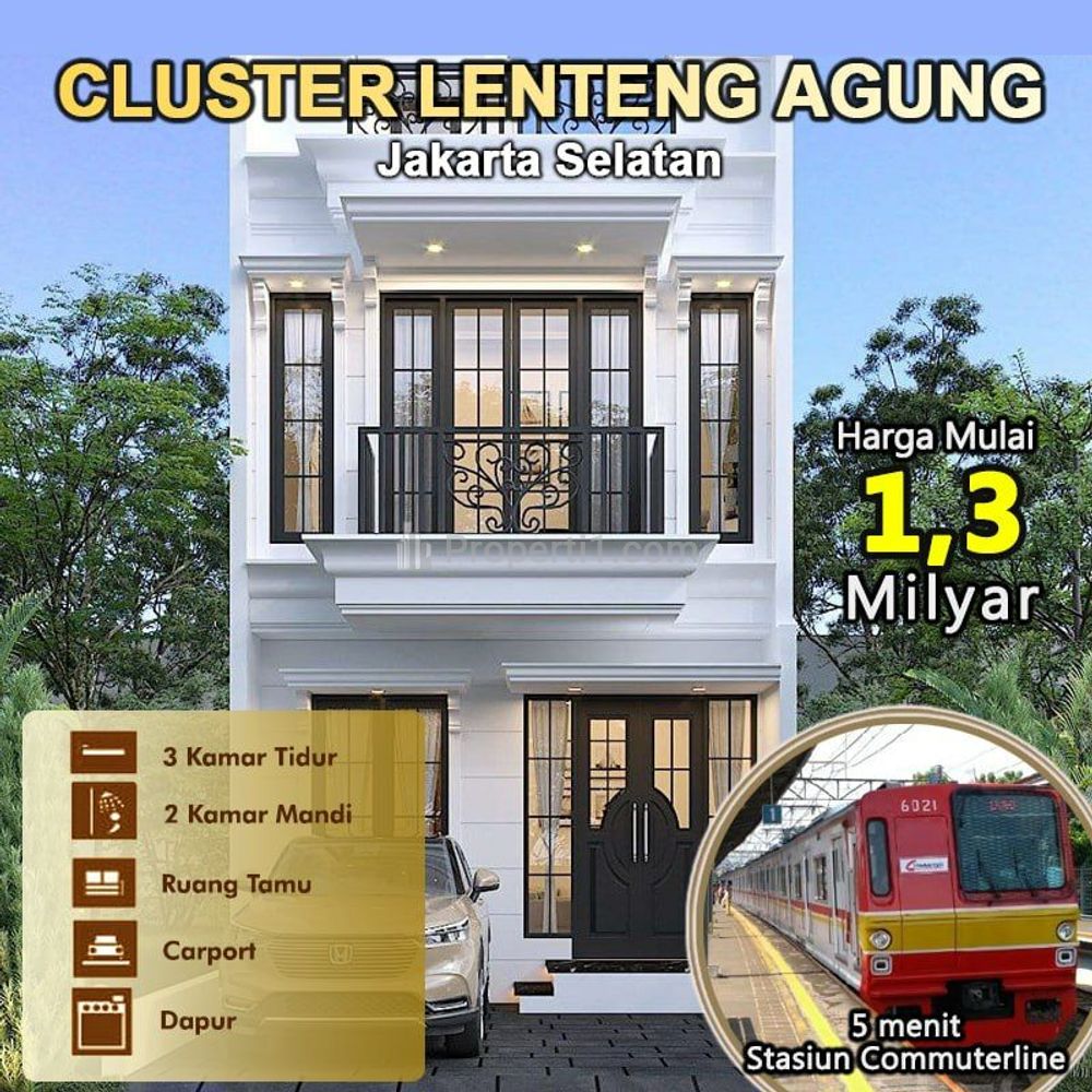 Dijual Rumah 2 Lantai Rooftop di Lenteng Agung Jagakarsa Jakarta Selatan