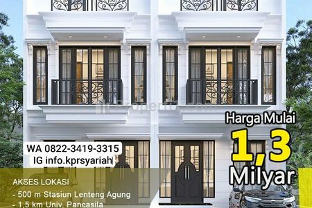 Dijual Rumah 2 Lantai Rooftop di Lenteng Agung Jagakarsa Jakarta Selatan