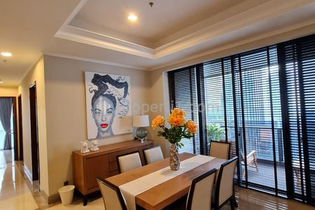 For Rent Apartemen District 8 Infinity Tower High Floor SCBD, Jakarta Selatan - 3+1BR Full Furnished