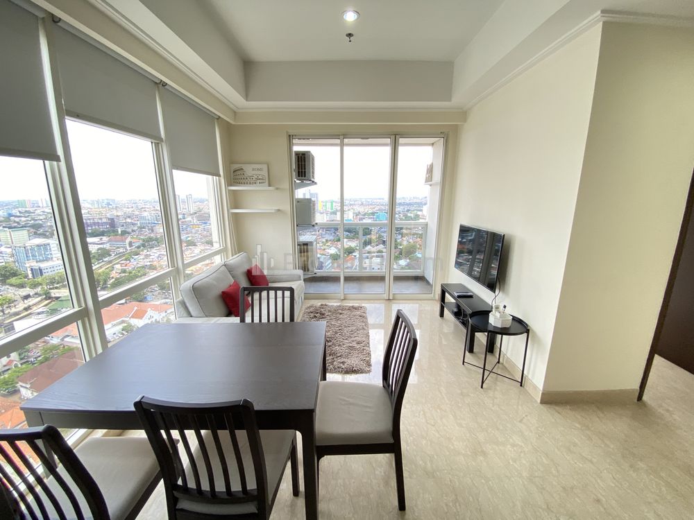 For Rent Apartemen Menteng Park Cikini Tower Emerald High Floor - 2 Bedrooms Luas Fully Furnished & Good Unit