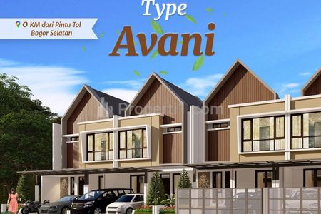 Dijual Rumah Baru Dekat Akses Tol Bogor Selatan di Jalan Ringroad Tiga, Avani by Kemang Indah Regency