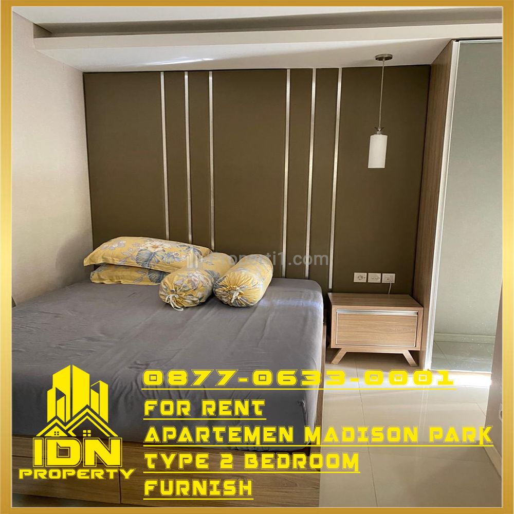 Disewakan Apartemen Madison Park 2 Bedroom Furnish Rapi dan Bersih