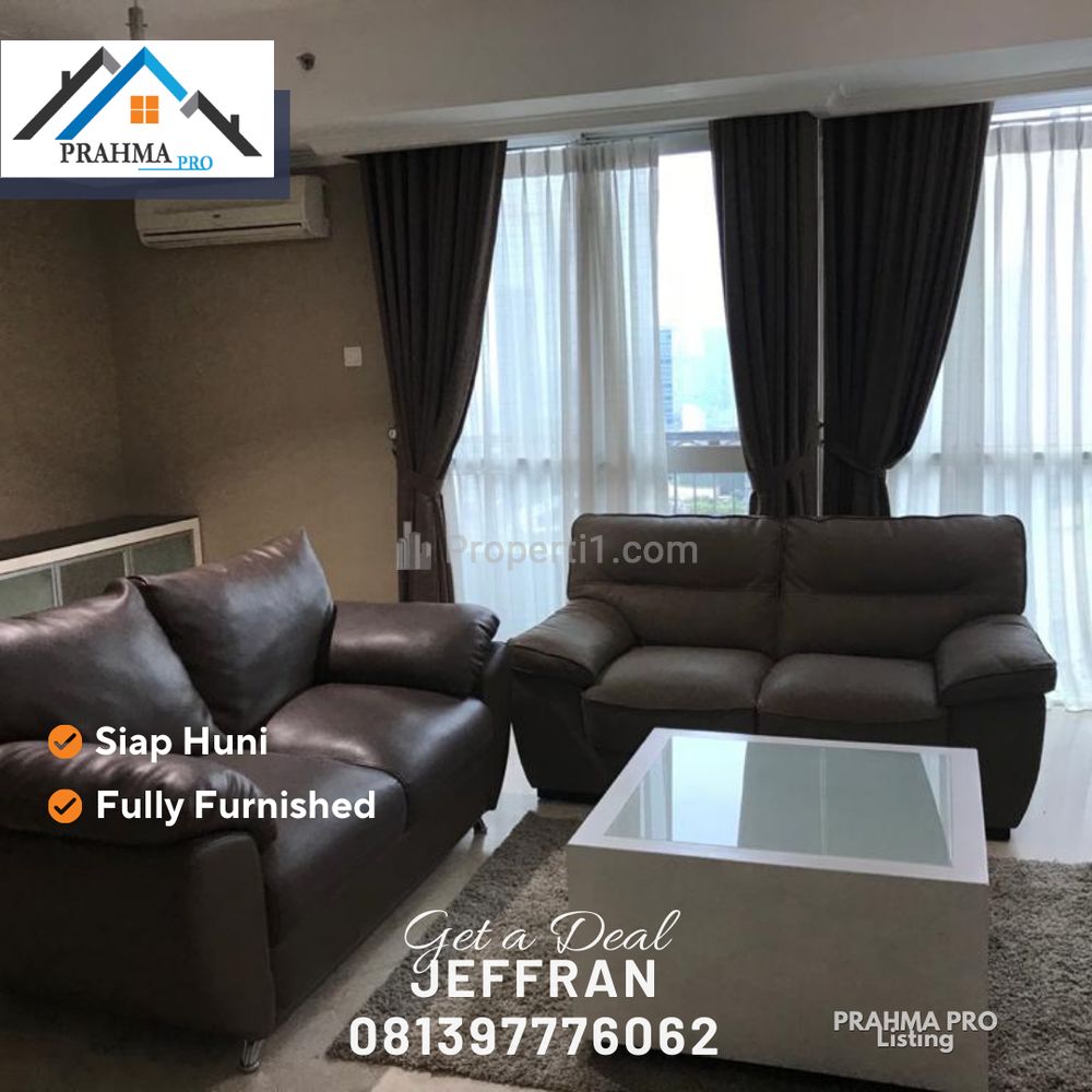 Dijual Cepat Unit Apartemen Bellagio 3BR Furnish with Big Master Bedroom dan View Pool Harga Sangat Menarik