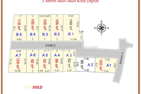 Jual Tanah Kavling Strategis Dekat Stasiun Depok