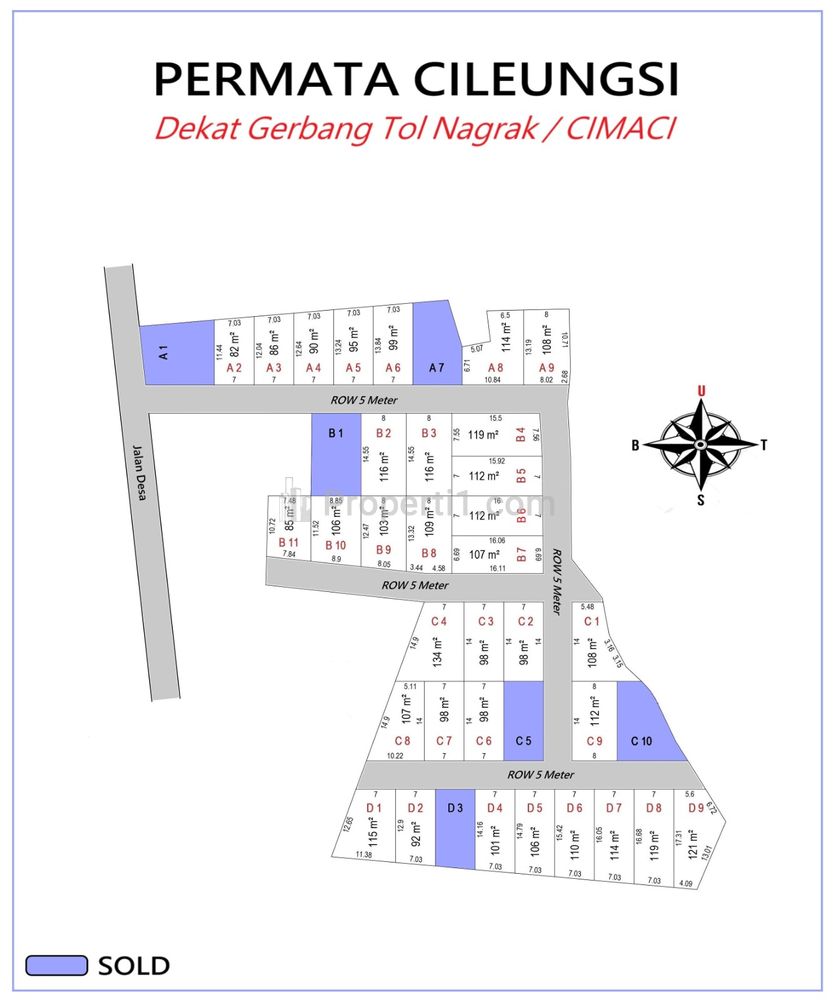 Dijual Tanah di Bogor, Dekat RS Hermina Mekarsari Promo Terbatas Kavling 1 Jutaan Per Meter Persegi