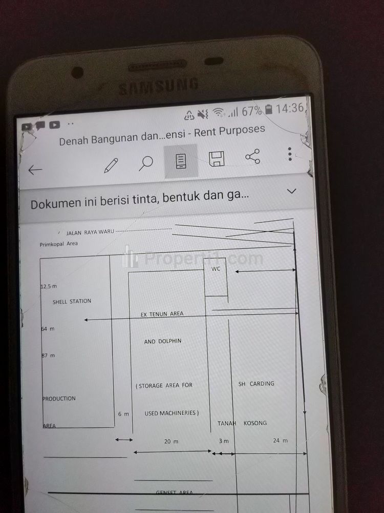 Tanah Dijual Cepat di Bawah Harga, Jalan Waru Surabaya (di dalamnya Ada Burger King / Pom Bensin Shell, Lokasi Sangat Strategis - Jawa Timur)