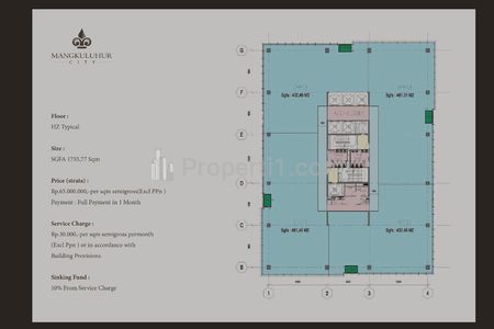 Mangkuluhur City Office  (Semanggi) - View 360 Derajat for Sale/ Rent, Unit Terbatas, Best Location / Price, Jakarta Selatan - Indonesia