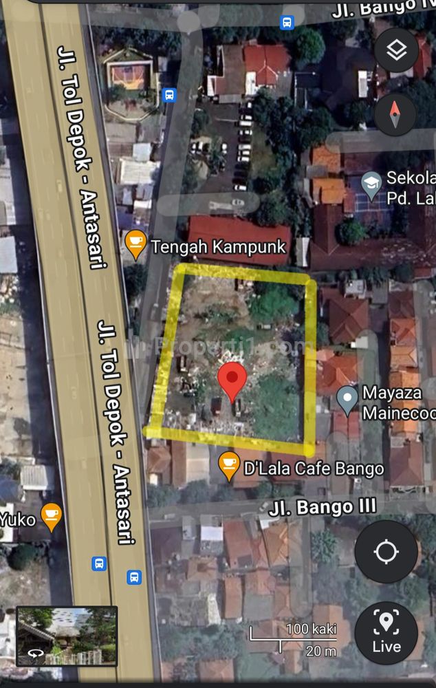 Dijual Tanah Kosong Sangat Strategis di Pondok Labu Cilandak Jakarta Selatan