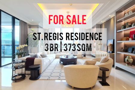 Apartemen St. Regis Jakarta Dijual, A Beautifully Renovated 3+1BR Furnish by Bikaliving, Ready to Move In, Direct Owner