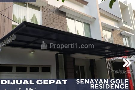 Dijual Rumah Dalam Townhouse Suasana Tenang Hanya 12 Rumah, Dekat GBK, di Senayan, Jakarta Selatan