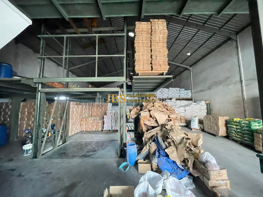 Jual Gudang Siap Pakai di Komplek Pergudangan Haji Anif Jalan Haji Anif, Percut Sei Tuan, Deli Serdang, Sumatera Utara
