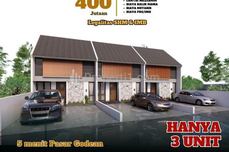 Dijual rumah mangku jalan aspal utara pasar Godean