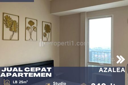 Dijual Unit Apartemen Tipe Studio Full Furnished di Apartemen Azalea Suites Cikarang