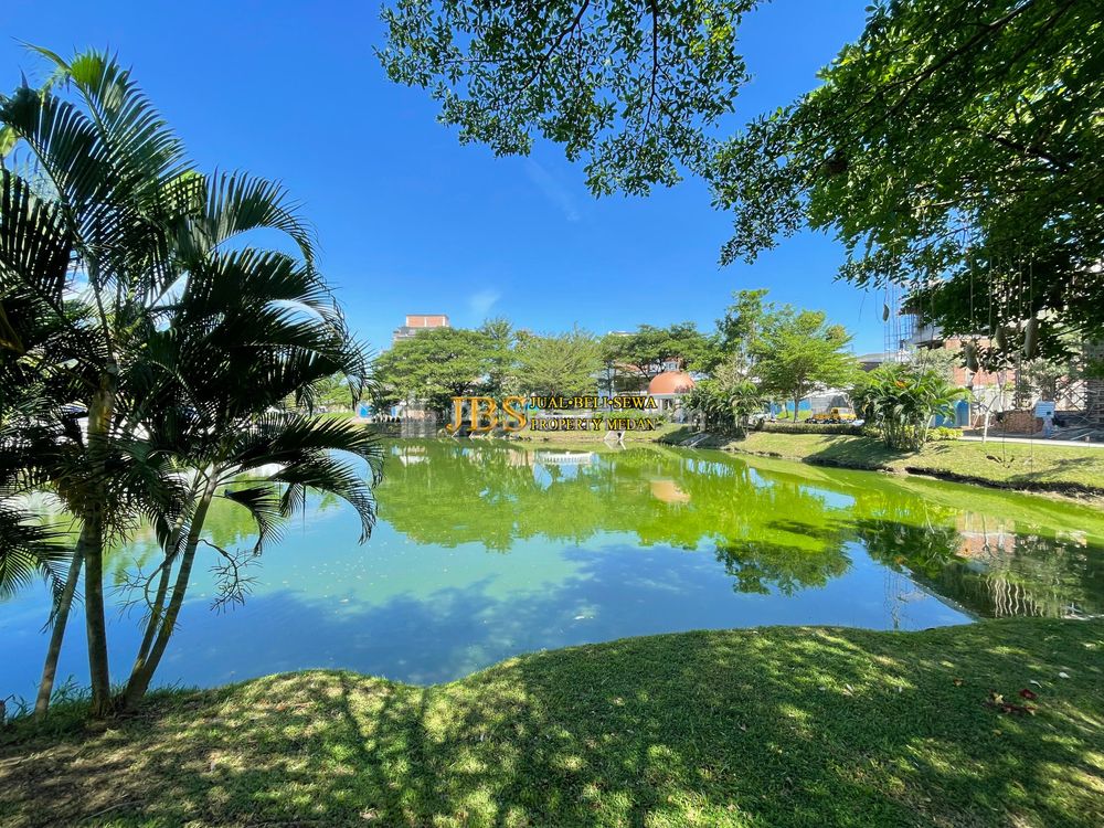 Dijual Tanah Kavling View Danau di Komplek Citraland Gama City Cluster Santorini - Medan