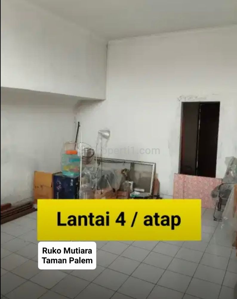 Dijual Ruko 4 Lantai di Mutiara Taman Palem Cengkareng Jakarta Barat