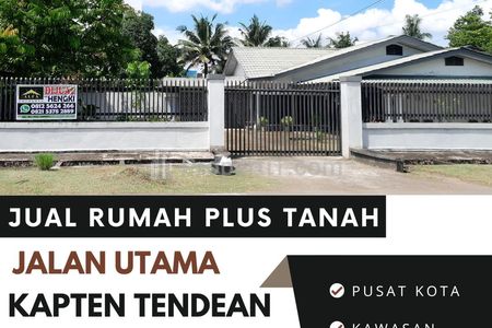 Dijual Rumah Plus Tanah Luas di Jalan Kapten Tendean Kota Pontianak