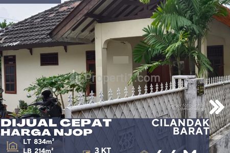 Dijual Rumah Harga NJOP di Cilandak Barat Jakarta Selatan