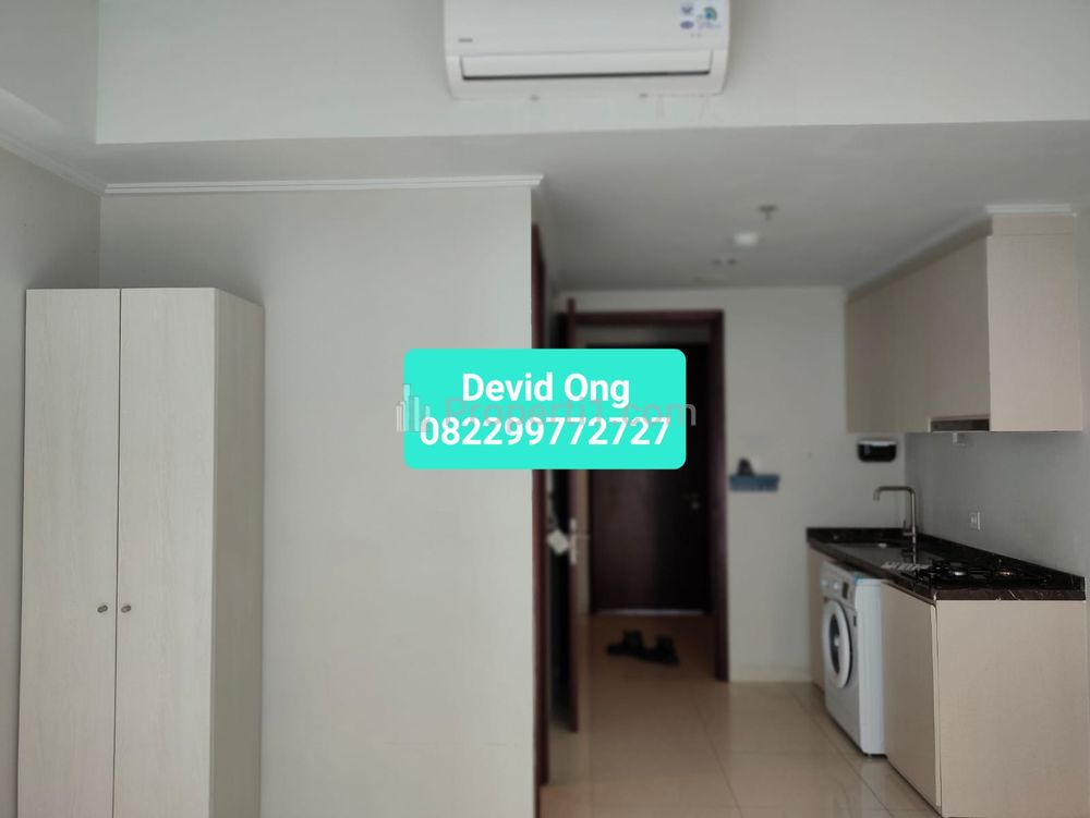 Dijual Apartemen Green Sedayu Luas 28 m2 Tipe Studio Semi Furnished di Cengkareng Jakarta Barat